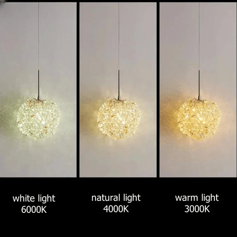 Verthara Premium Crystal Ball Pendant Chandelier