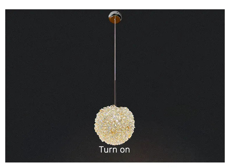 Verthara Premium Crystal Ball Pendant Chandelier
