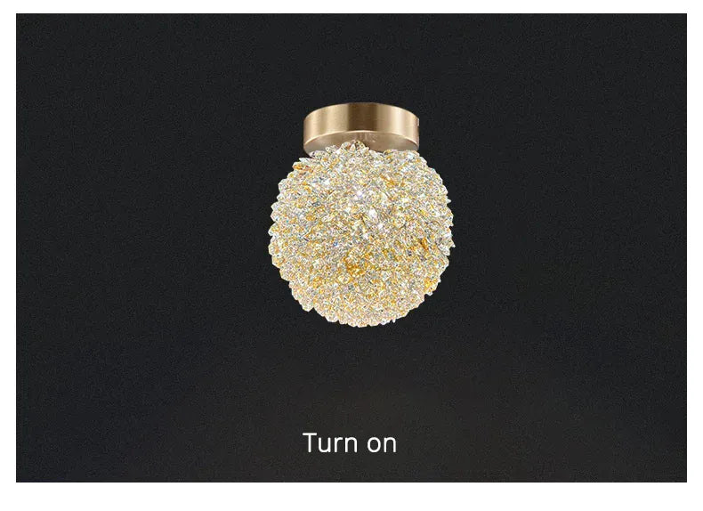 Verthara Premium Crystal Ball Pendant Chandelier