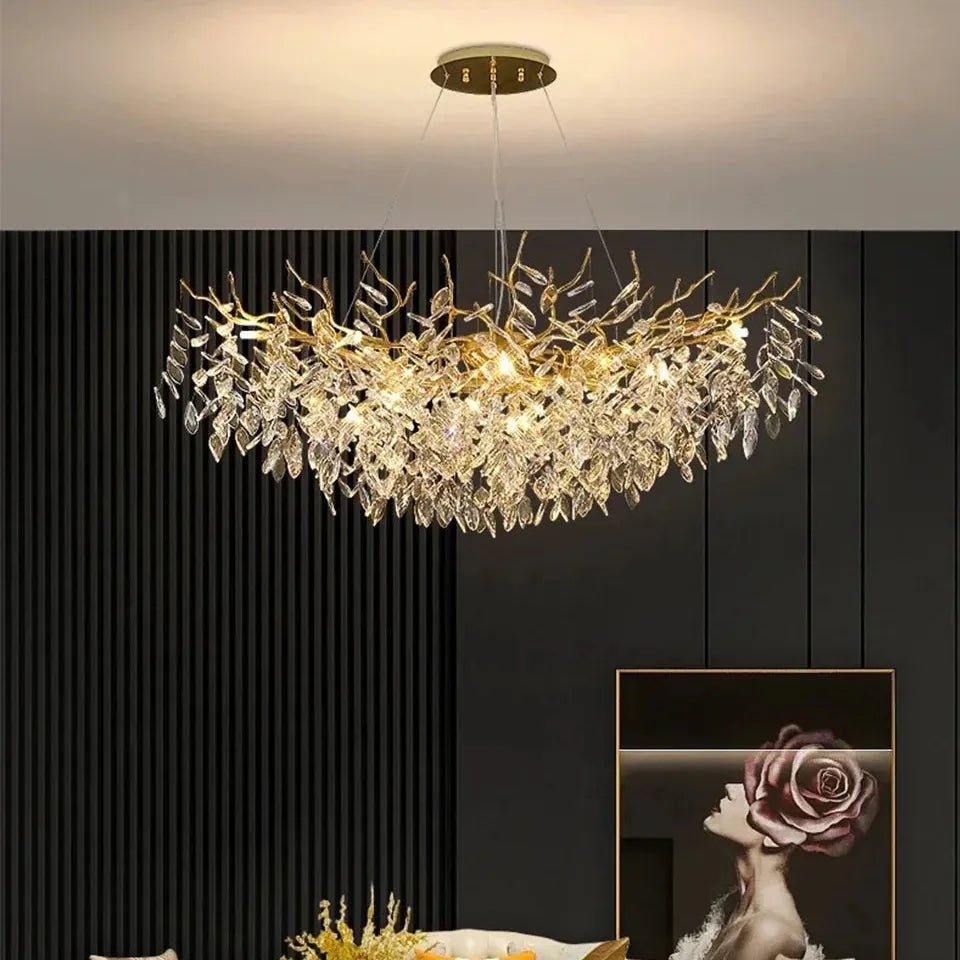 Verthara Premium Crystal Branch Chandelier