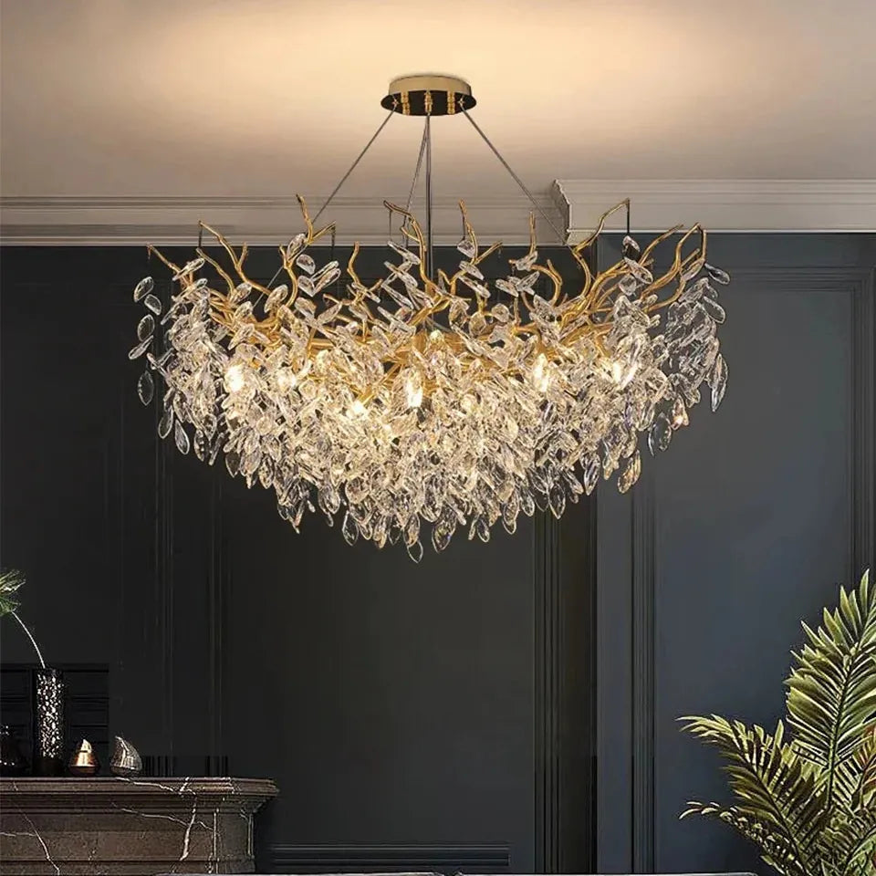 Verthara Premium Crystal Branch Chandelier
