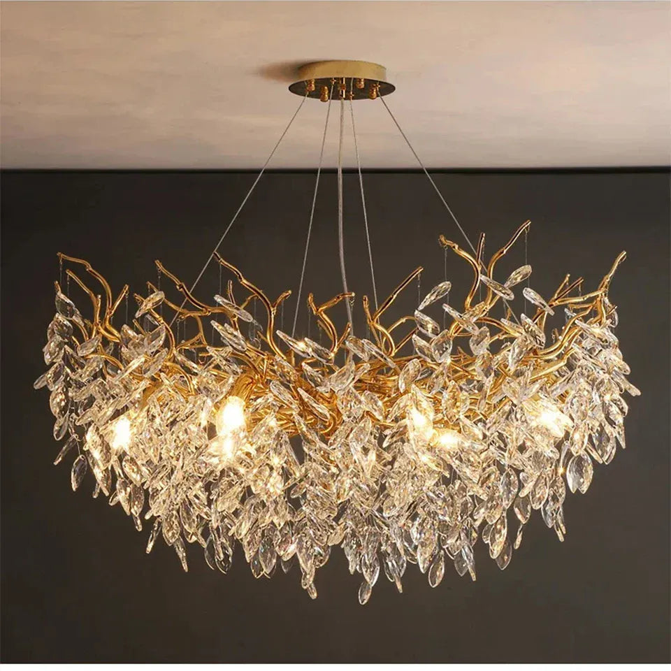 Verthara Premium Crystal Branch Chandelier