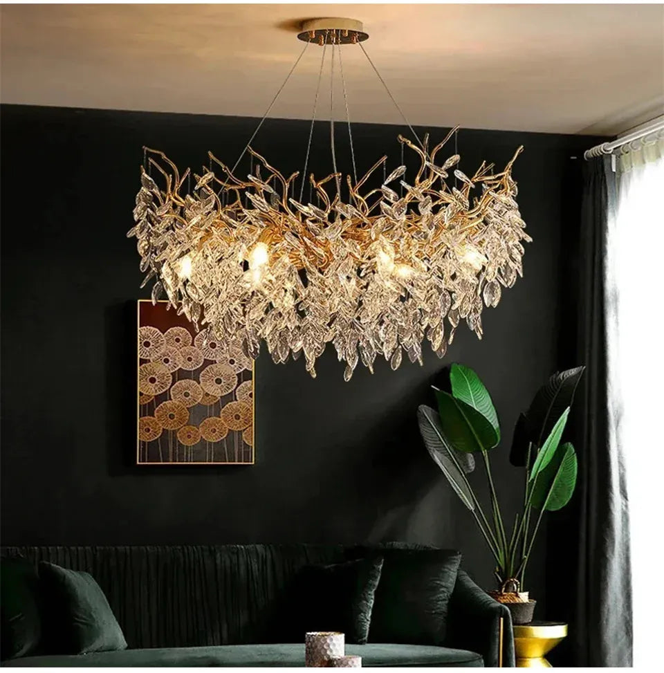 Verthara Premium Crystal Branch Chandelier