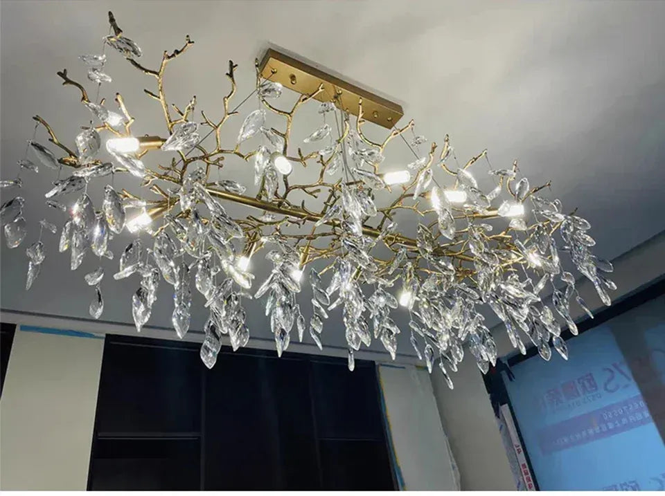 Verthara Premium Crystal Branch Chandelier