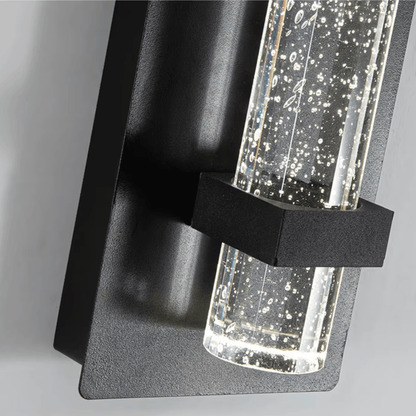 Verthara Premium Crystal Bubble Exterior Wall Sconce
