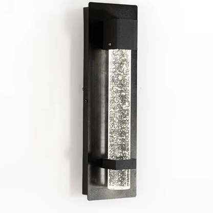 Verthara Premium Crystal Bubble Exterior Wall Sconce