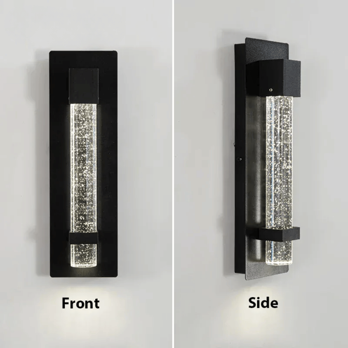 Verthara Premium Crystal Bubble Exterior Wall Sconce