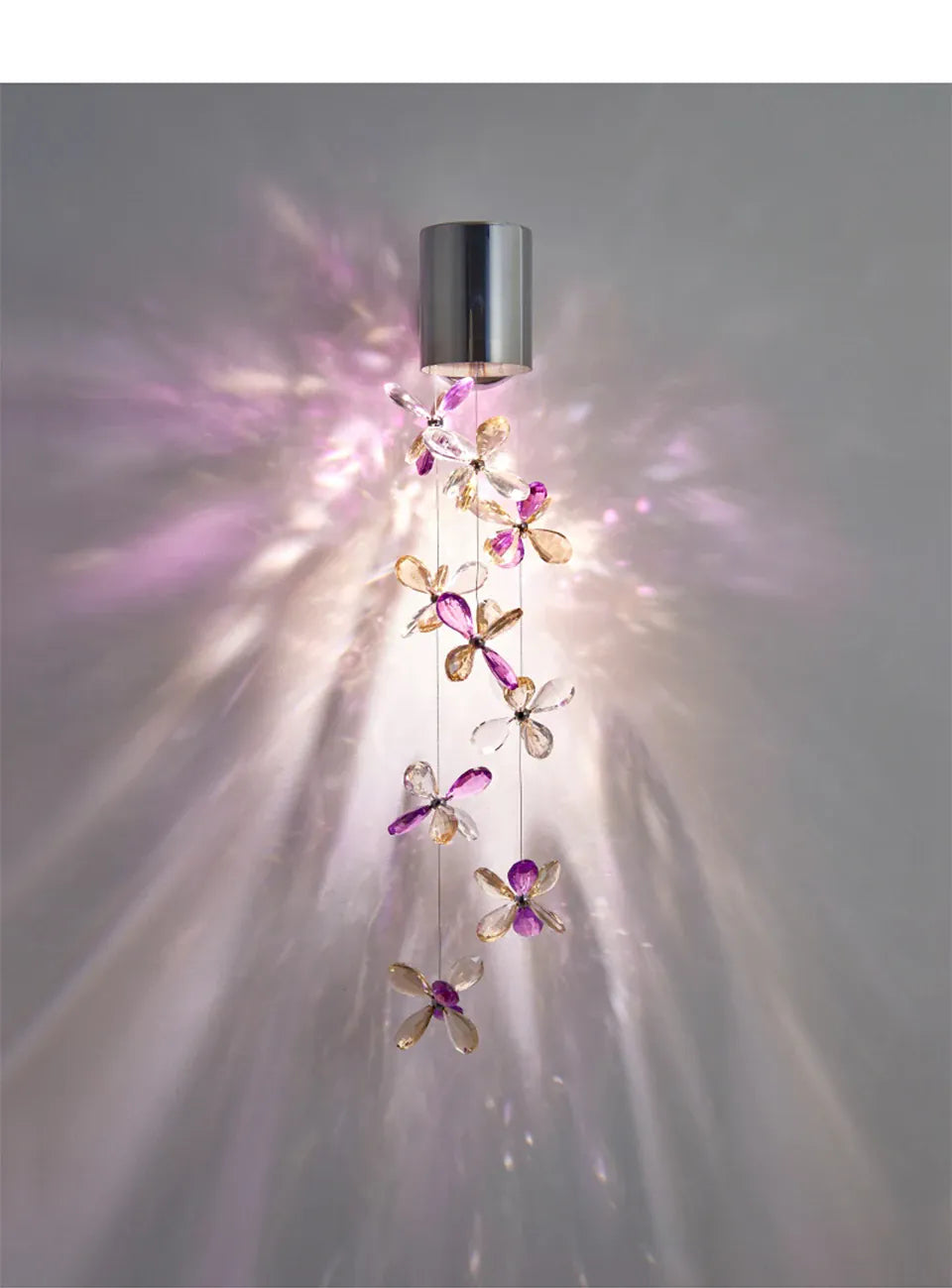Verthara Premium Crystal Chain Wall Sconce