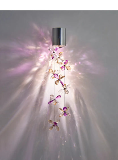 Verthara Premium Crystal Chain Wall Sconce