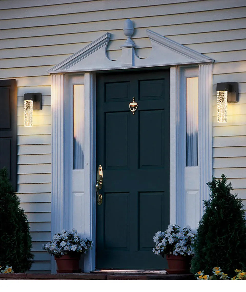 Verthara Premium Crystal IP65 Outdoor Wall Sconce
