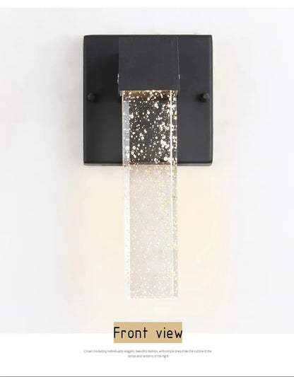 Verthara Premium Crystal IP65 Outdoor Wall Sconce