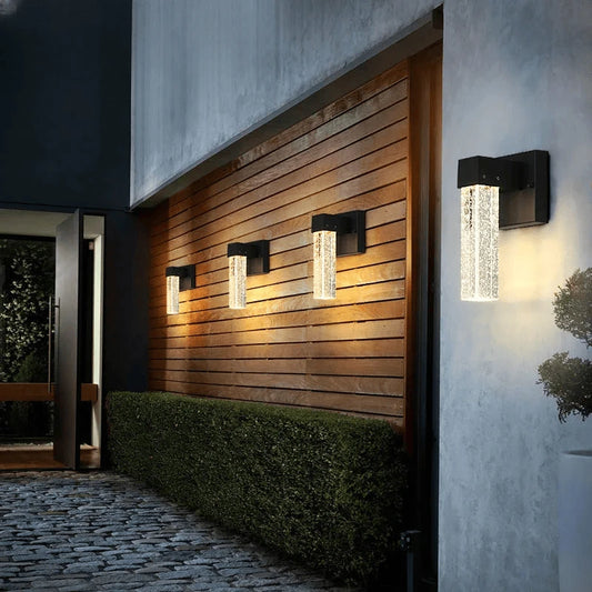 Verthara Premium Crystal IP65 Outdoor Wall Sconce