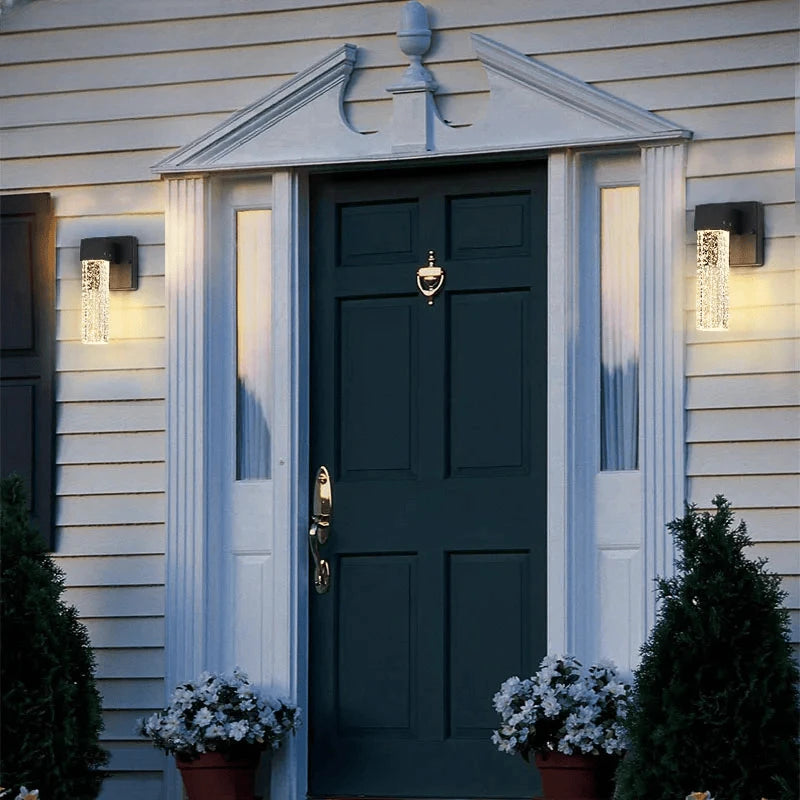 Verthara Premium Crystal IP65 Outdoor Wall Sconce