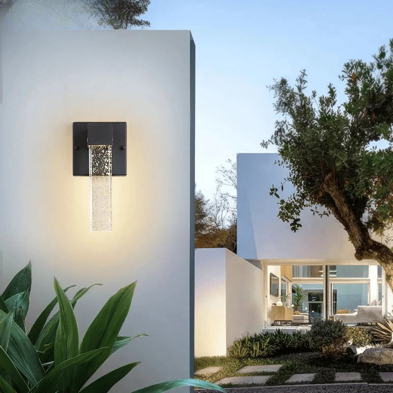 Verthara Premium Crystal IP65 Outdoor Wall Sconce