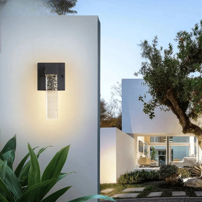 Verthara Premium Crystal IP65 Outdoor Wall Sconce