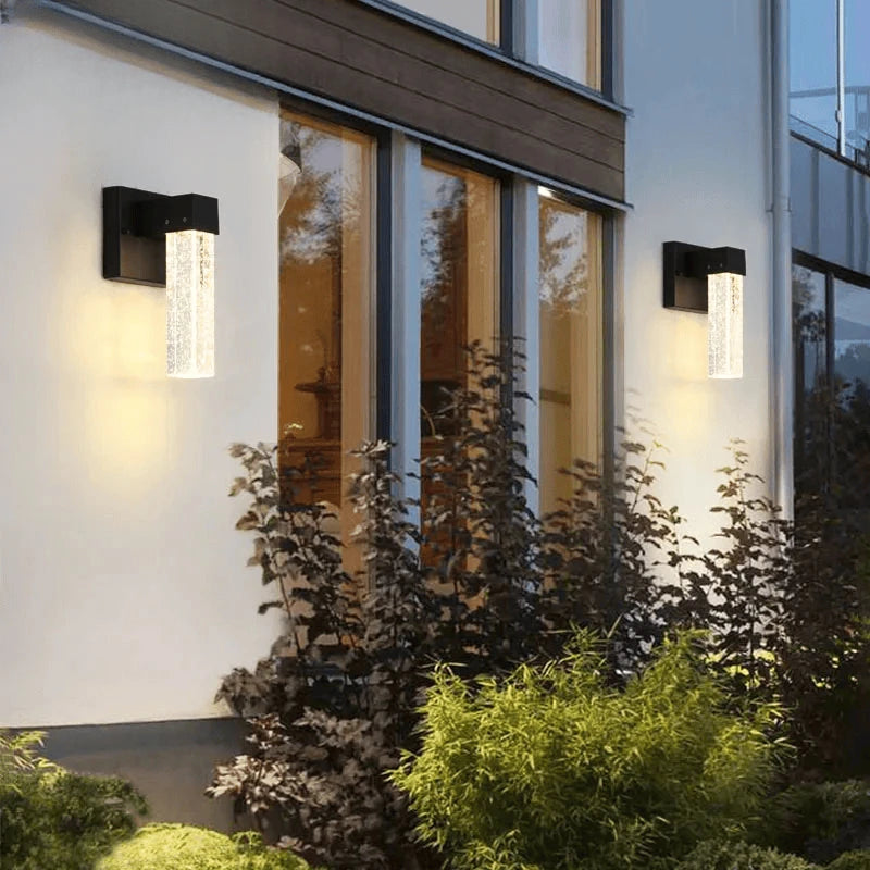 Verthara Premium Crystal IP65 Outdoor Wall Sconce