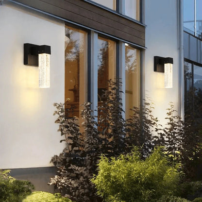 Verthara Premium Crystal IP65 Outdoor Wall Sconce