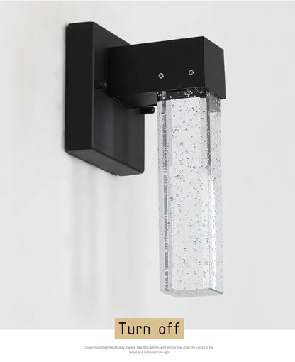 Verthara Premium Crystal IP65 Outdoor Wall Sconce