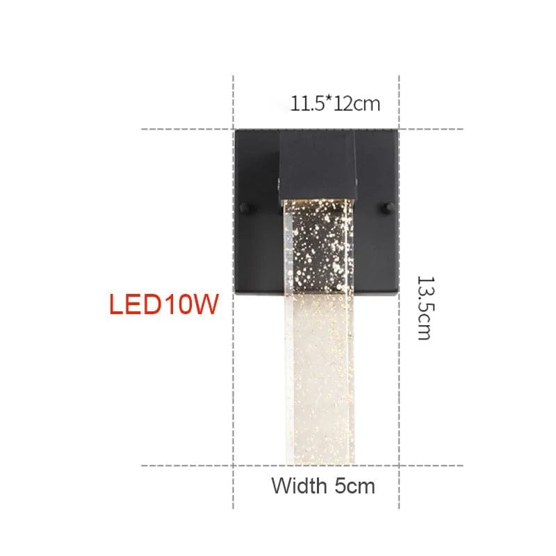Verthara Premium Crystal IP65 Outdoor Wall Sconce