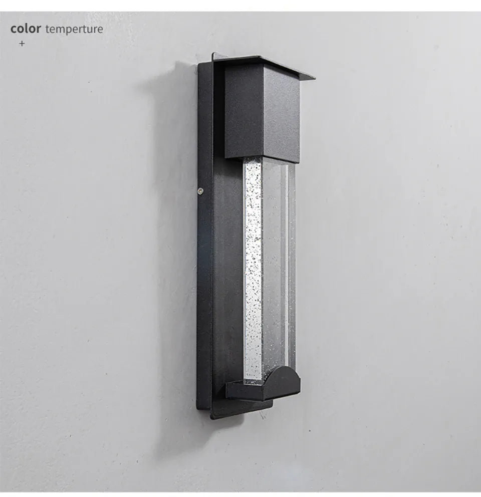 Verthara Premium Crystal LED Outdoor Wall Light PIR & IP65