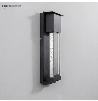 Verthara Premium Crystal LED Outdoor Wall Light PIR & IP65