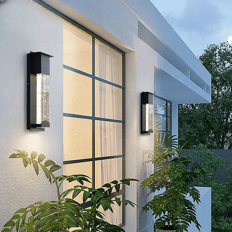 Verthara Premium Crystal LED Outdoor Wall Light PIR & IP65