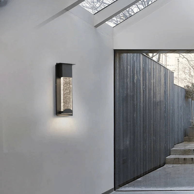 Verthara Premium Crystal LED Outdoor Wall Light PIR & IP65