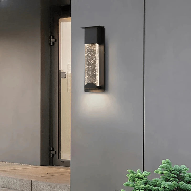 Verthara Premium Crystal LED Outdoor Wall Light PIR & IP65