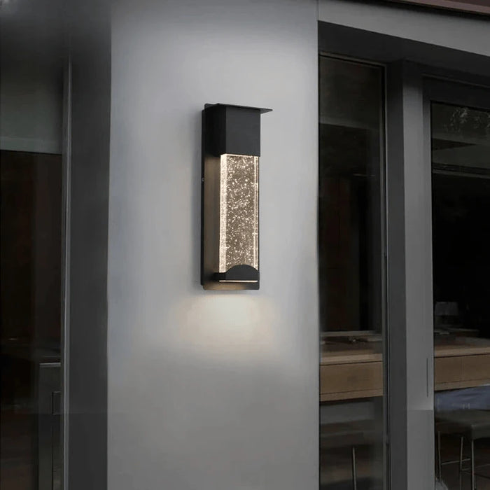 Verthara Premium Crystal LED Outdoor Wall Light PIR & IP65