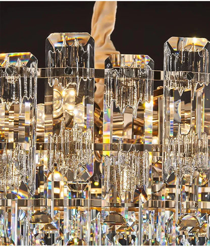 Verthara Premium Crystal Loft Staircase Chandelier