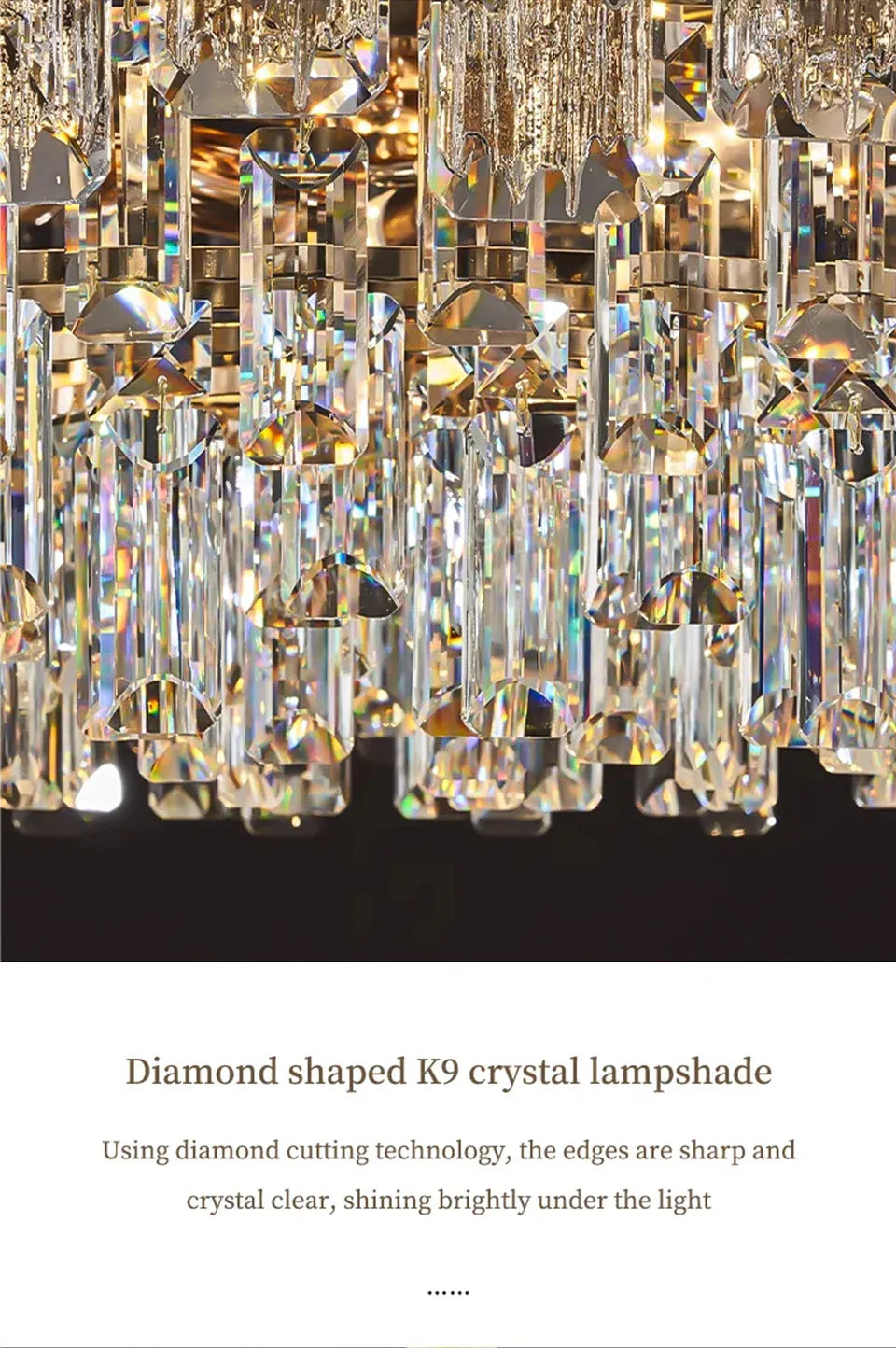Verthara Premium Crystal Loft Staircase Chandelier