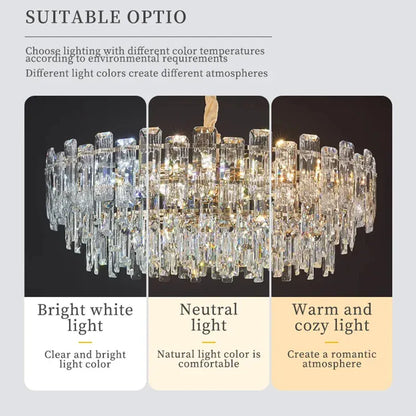 Verthara Premium Crystal Loft Staircase Chandelier