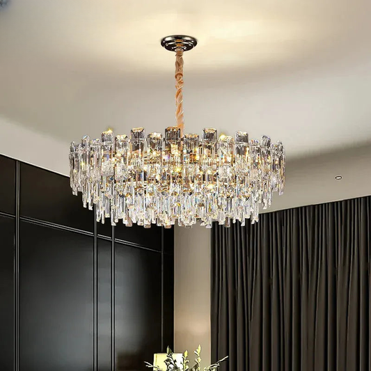Verthara Premium Crystal Loft Staircase Chandelier