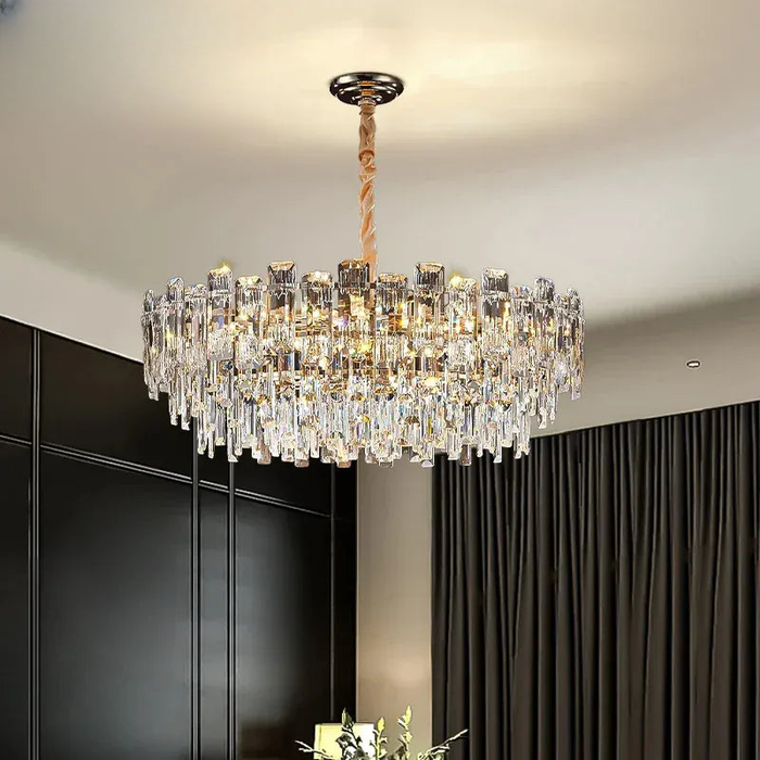 Verthara Premium Crystal Loft Staircase Chandelier
