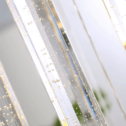Verthara Premium Crystal Pillar Drop Pendant Light
