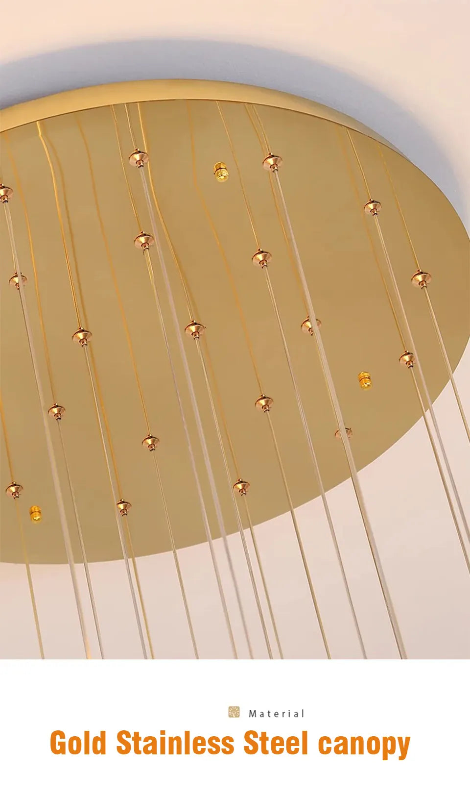 Verthara Premium Crystal Pillar Drop Pendant Light