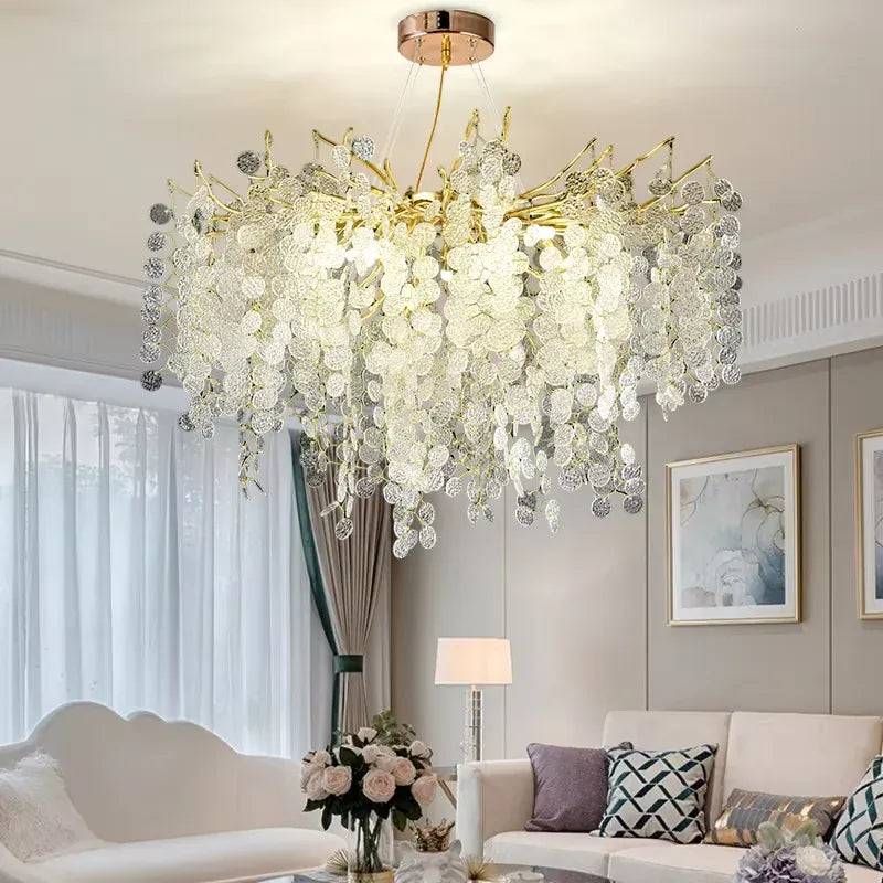 Verthara Premium Crystal Tree Branch Chandelier