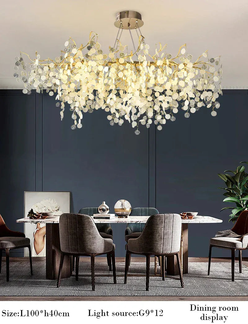 Verthara Premium Crystal Tree Branch Chandelier