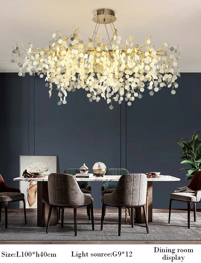Verthara Premium Crystal Tree Branch Chandelier