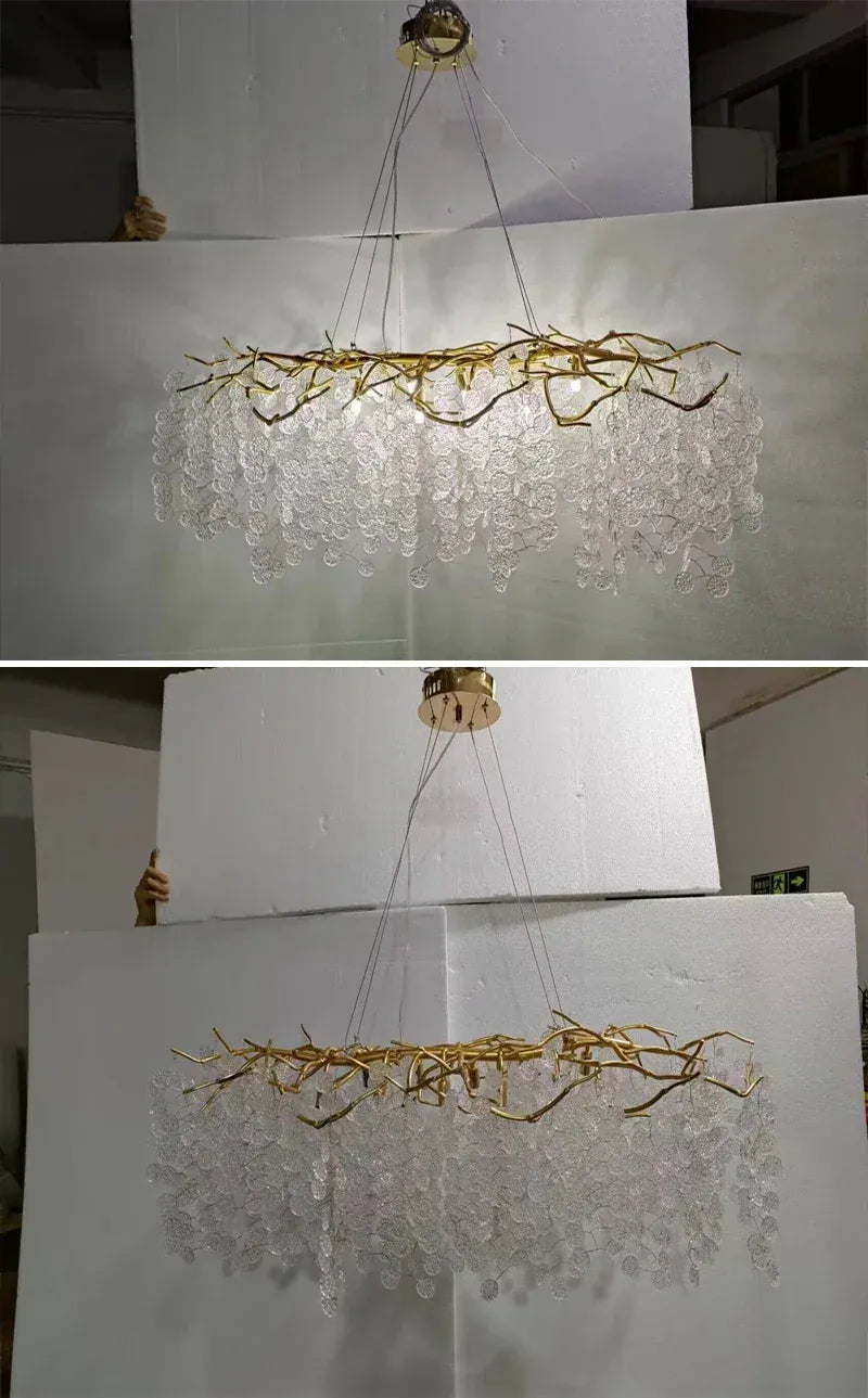 Verthara Premium Crystal Tree Branch Chandelier