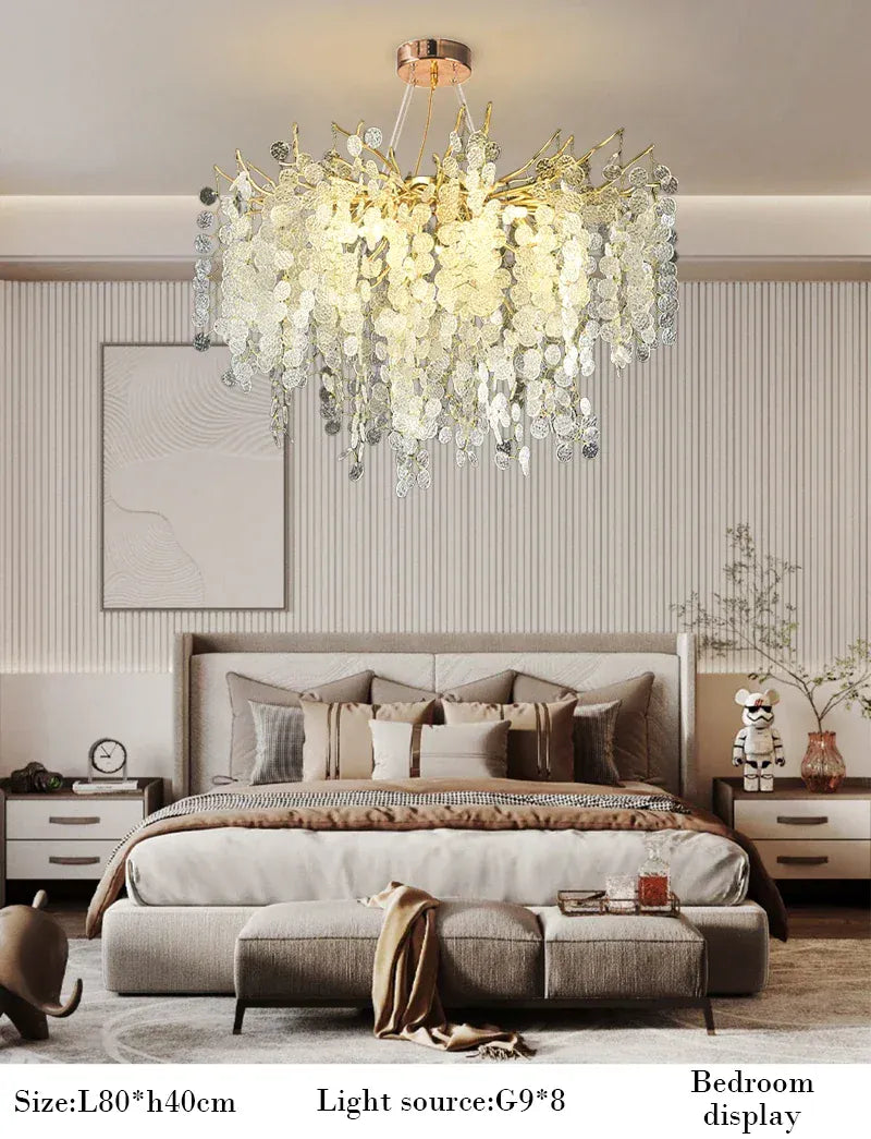 Verthara Premium Crystal Tree Branch Chandelier
