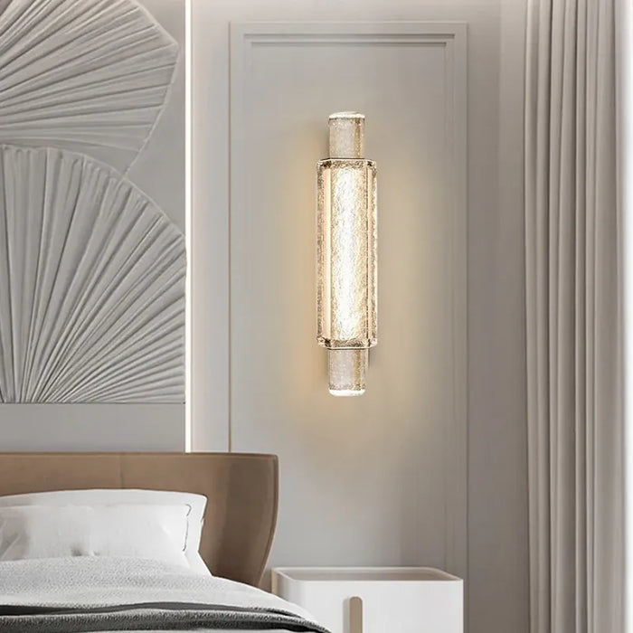 Verthara Premium Crystal Wall Sconce with Clear Glass