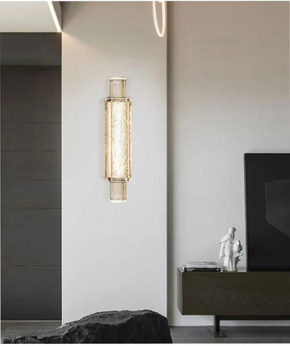 Verthara Premium Crystal Wall Sconce with Clear Glass