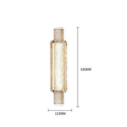 Verthara Premium Crystal Wall Sconce with Clear Glass Large - 630mm