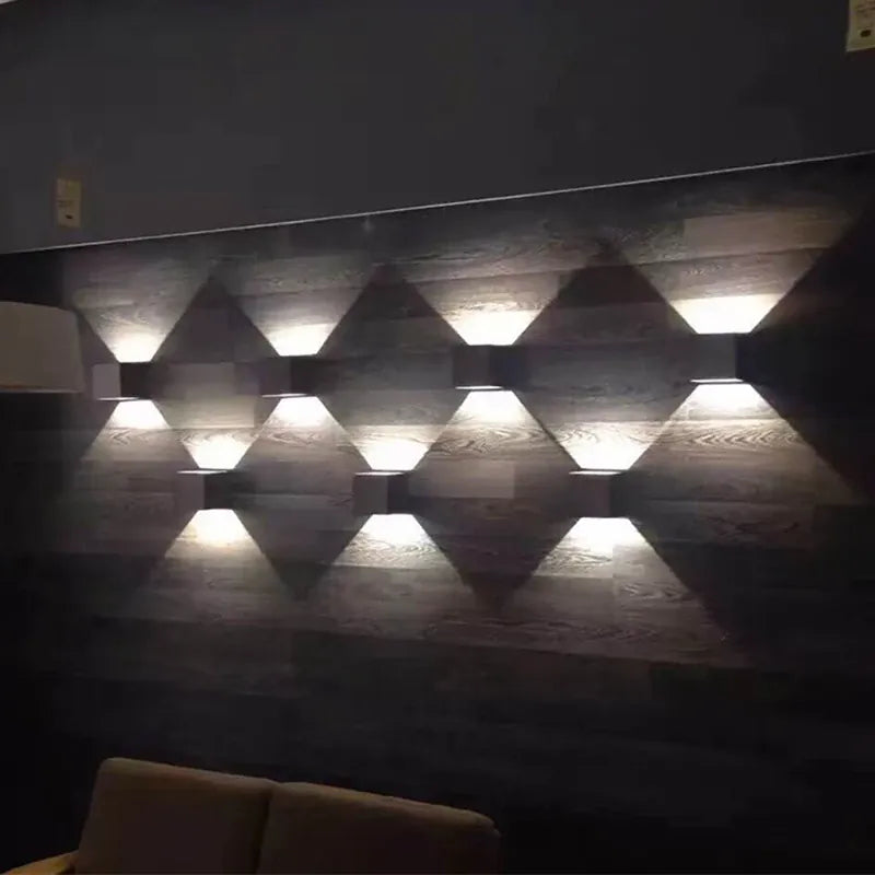 Verthara Premium Cube LED Outdoor Wall Light IP65 Adjustable