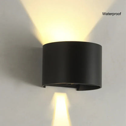 Verthara Premium Cube LED Outdoor Wall Light IP65 Adjustable Black Waterproof - WL18323 / cold white
