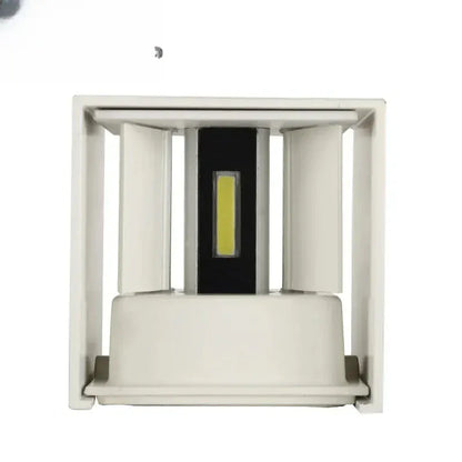 Verthara Premium Cube LED Outdoor Wall Light IP65 Adjustable Black Waterproof - WL18323 / cold white