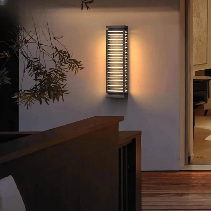 Verthara Premium Cuboid Stainless Steel Outdoor Wall Light