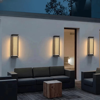 Verthara Premium Cuboid Stainless Steel Outdoor Wall Light