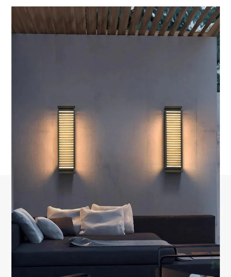 Verthara Premium Cuboid Stainless Steel Outdoor Wall Light